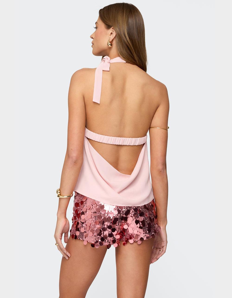 EDIKTED Rivere Split Front Halter Top image number 3
