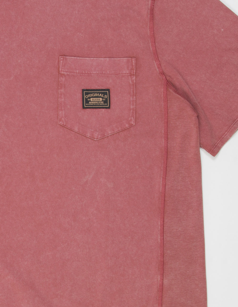 GUESS ORIGINALS Mens Heavyweight Boxy Pocket Tee image number 1