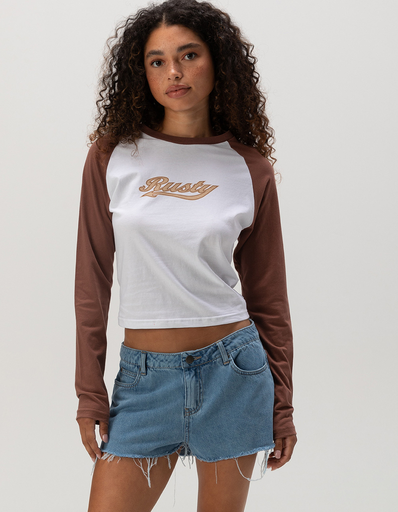 RUSTY Ellis Low Rise Womens Denim Shorts image number 0