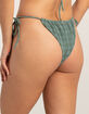 RVCA Preppy Cheekier High Leg Bikini Bottoms image number 4