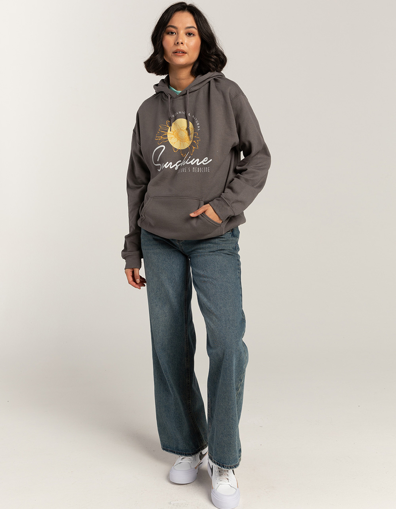 FLORAL Sunshine Sunflower Unisex Hoodie image number 3