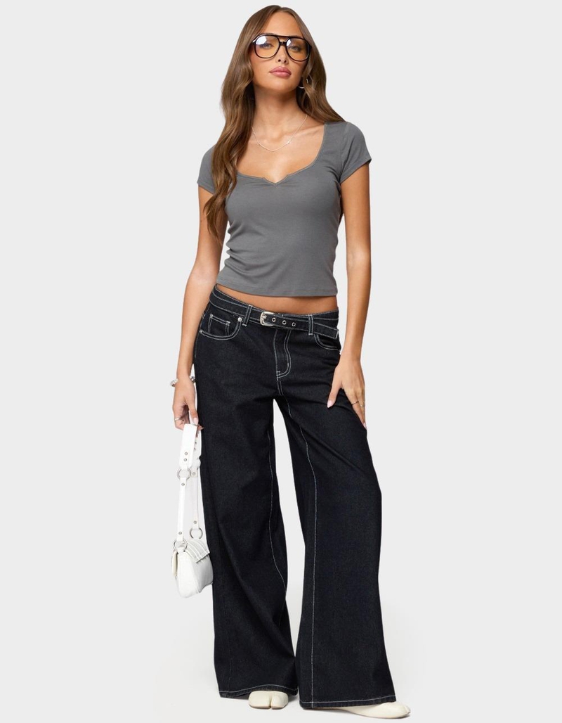 EDIKTED Ettalie Scoop Neck Tee image number 4