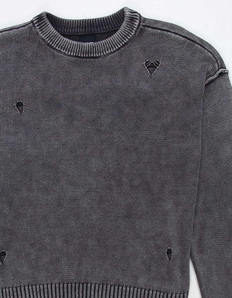 RSQ Mens Distressed Sweater image number 1