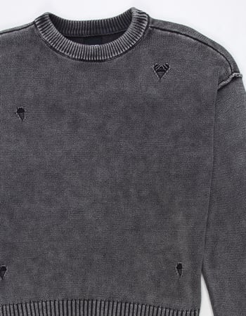 RSQ Mens Distressed Sweater Alternative Image