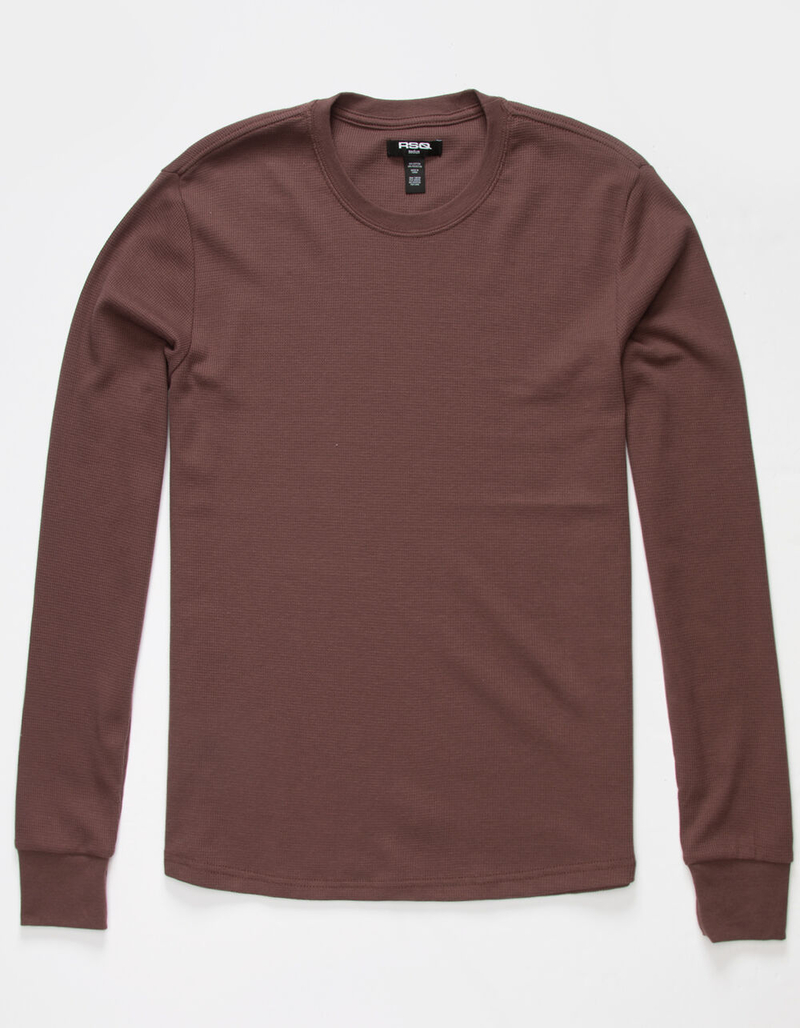 RSQ Solid Rust Thermal Mens Tee image number 0