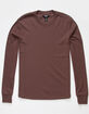RSQ Solid Rust Thermal Mens Tee image number 1
