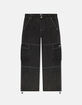 WESC Baggy Denim Mens Cargo Pants image number 1