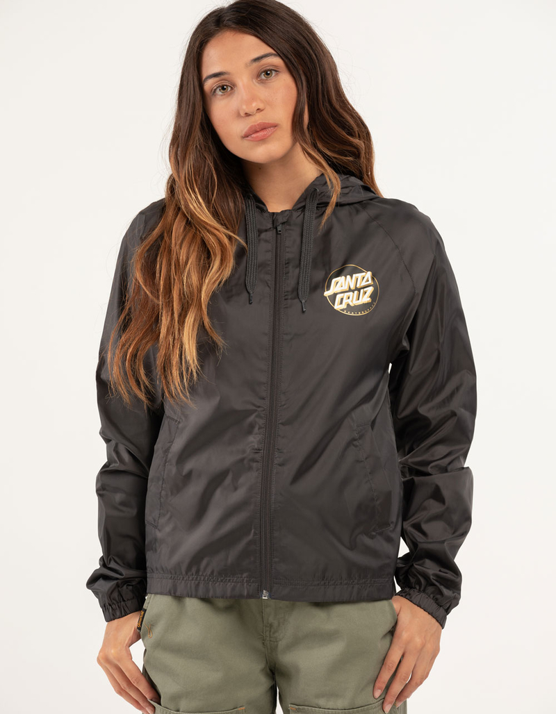 SANTA CRUZ Other Dot Womens Hooded Windbreaker Jacket  image number 1