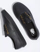 VANS Leather Authentic Mens Black Shoes image number 3