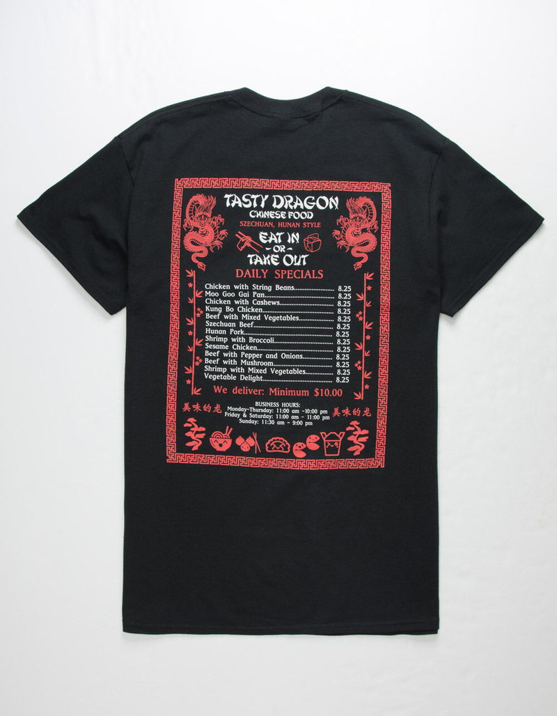 NEON RIOT Tasty Dragon Mens T-Shirt image number 0