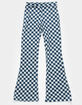 WHITE FAWN Checkered Flare Girls Pants image number 1