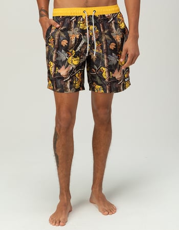 NEFF Palm Floatie Mens Swim Trunks Primary Image