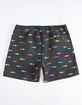 MAUI AND SONS Neon Chubby Mens Volley Shorts image number 2