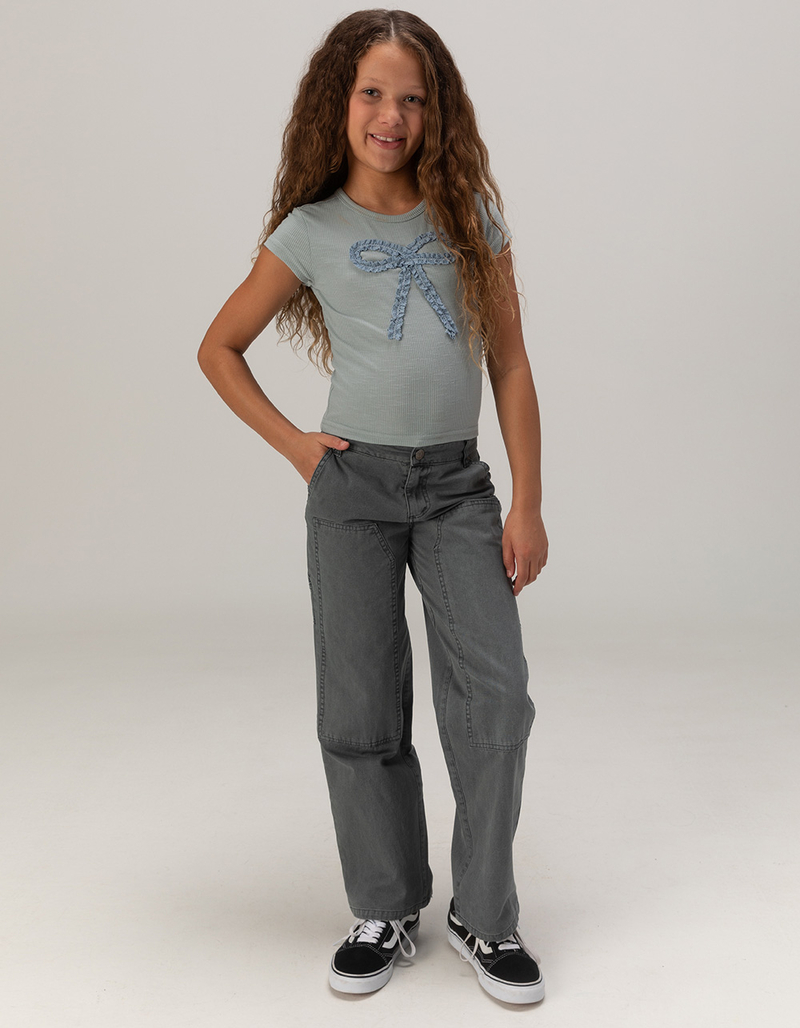 RSQ Girls Twill Patch Pants image number 2