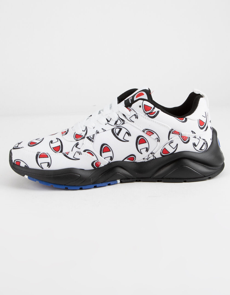 CHAMPION 93Eighteen Repeat C White & Black Mens Shoes image number 3