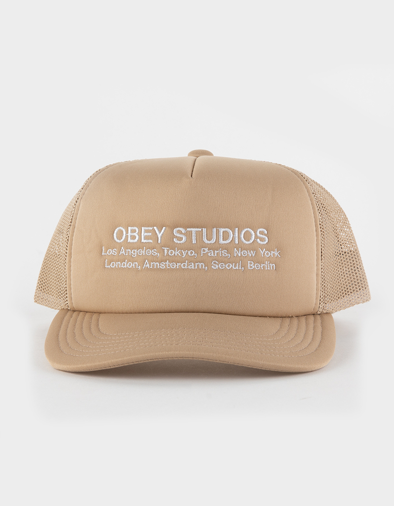 OBEY Studios Mens Trucker Hat image number 1