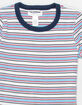 FULL TILT Girls Stripe Ringer Tee image number 3