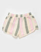 ROXY Feels Like Summer Girls Stripe Shorts image number 2