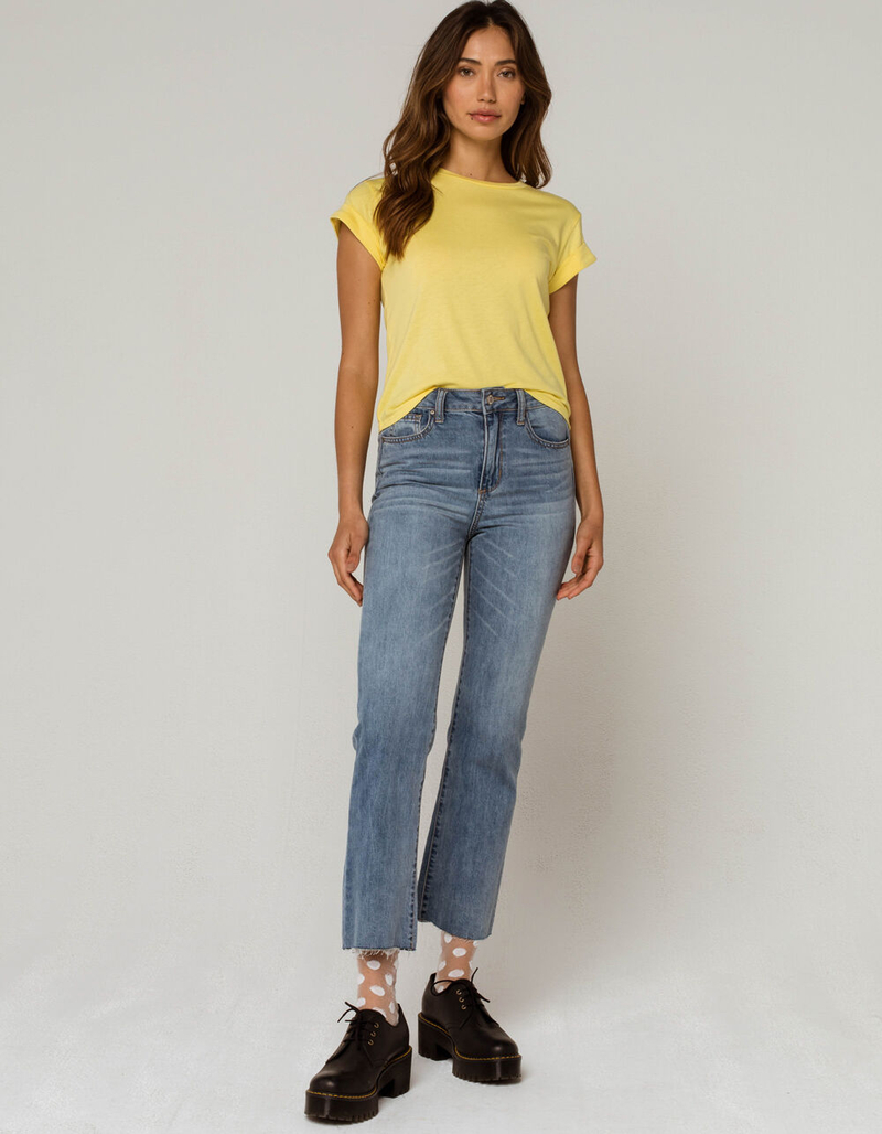 RSQ Womens Crop Flare Jeans image number 0