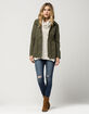 FULL TILT Hooded Twill Womens Anorak Jacket image number 4
