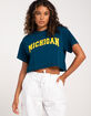 FULL TILT Michigan Womens Crop Tee image number 1