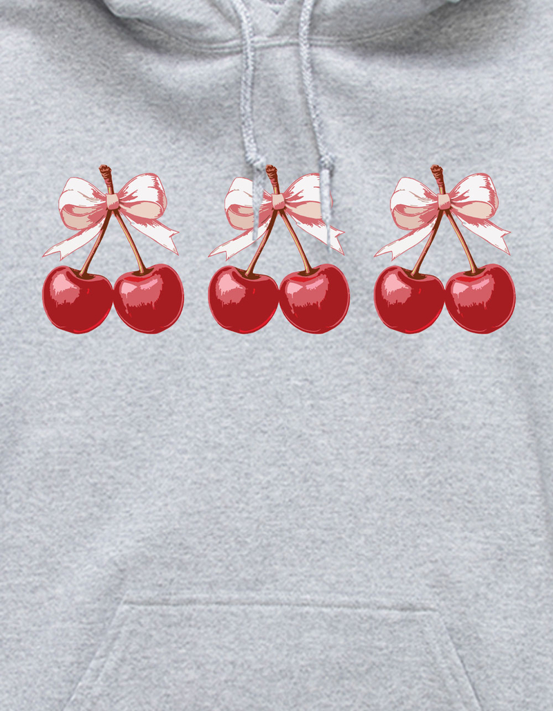 CHERRIES Trio Bows Unisex Hoodie image number 1