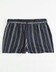 WHITE FAWN Stripe Tie Girls Shorts image number 2