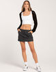 RSQ Womens Low Rise Cargo Mini Skirt image number 1