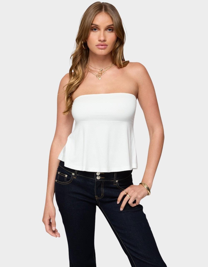 EDIKTED Beaux Strapless Babydoll Top image number 0