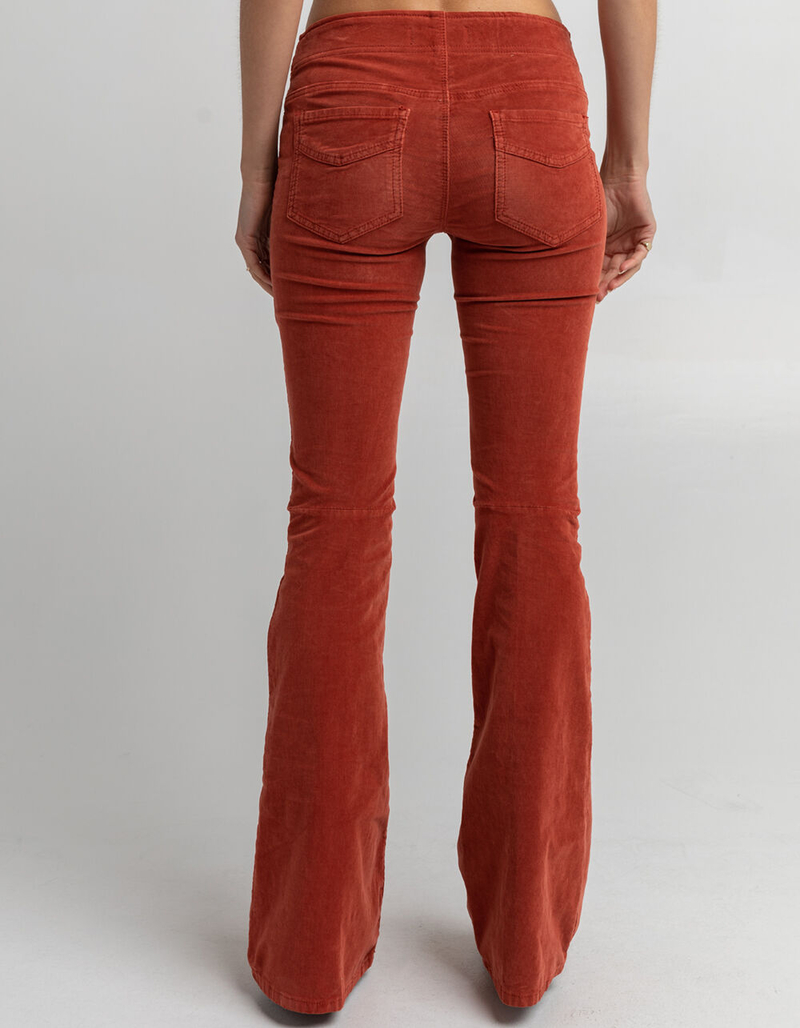 FREE PEOPLE Pull On Corduroy Womens Flare Pants image number 3