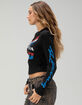 HONDA 500 Womens Long Sleeve Baby Tee image number 3