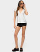 EDIKTED Ilana V-Neck Babydoll Top image number 5