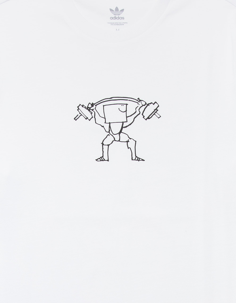 ADIDAS Shmoofoil Lifter Mens Tee WHITE Tillys