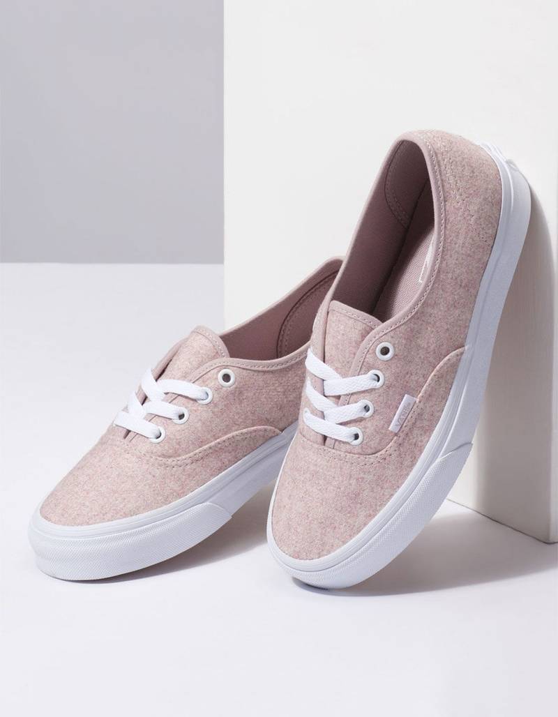 VANS Flannel Authentic Violet Ice Womens Shoes image number 3