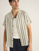 RHYTHM Vacation Stripe Mens Button Up Shirt image number 2