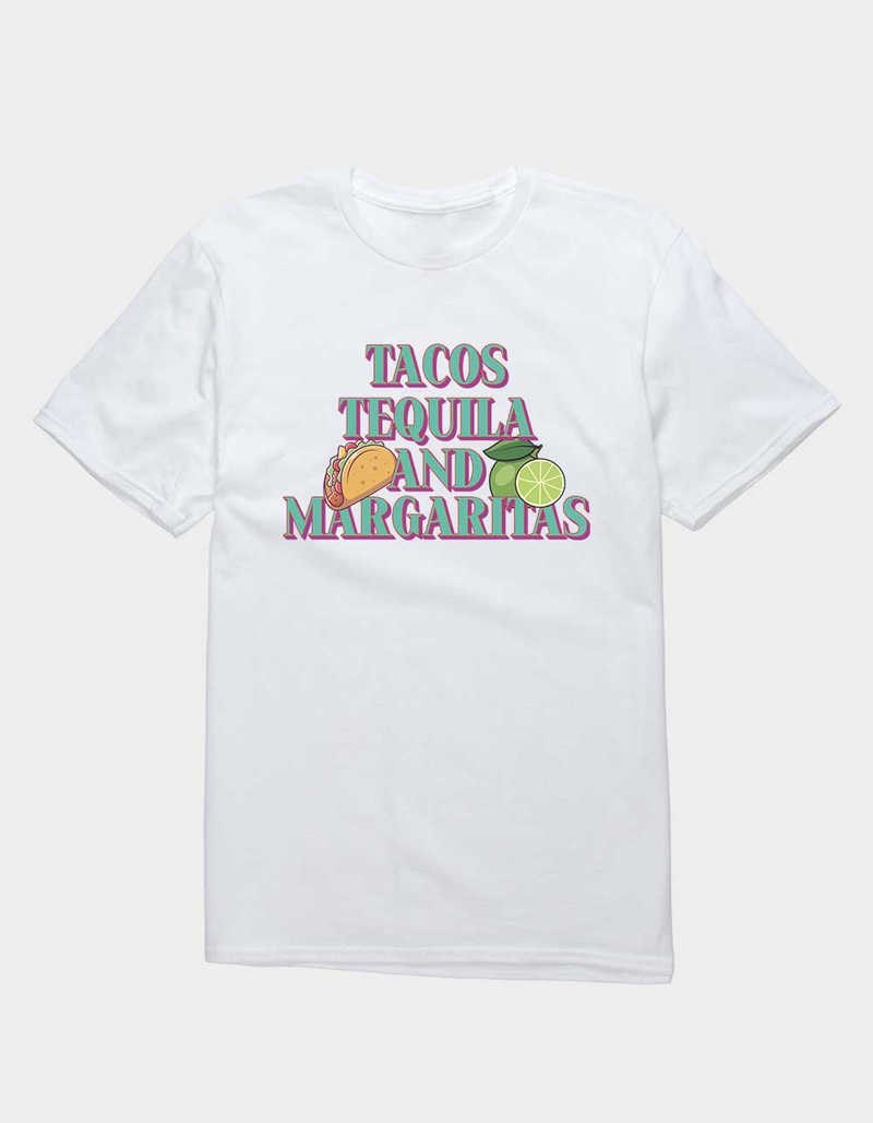 TACOS Tequila Margaritas Unisex Tee image number 0