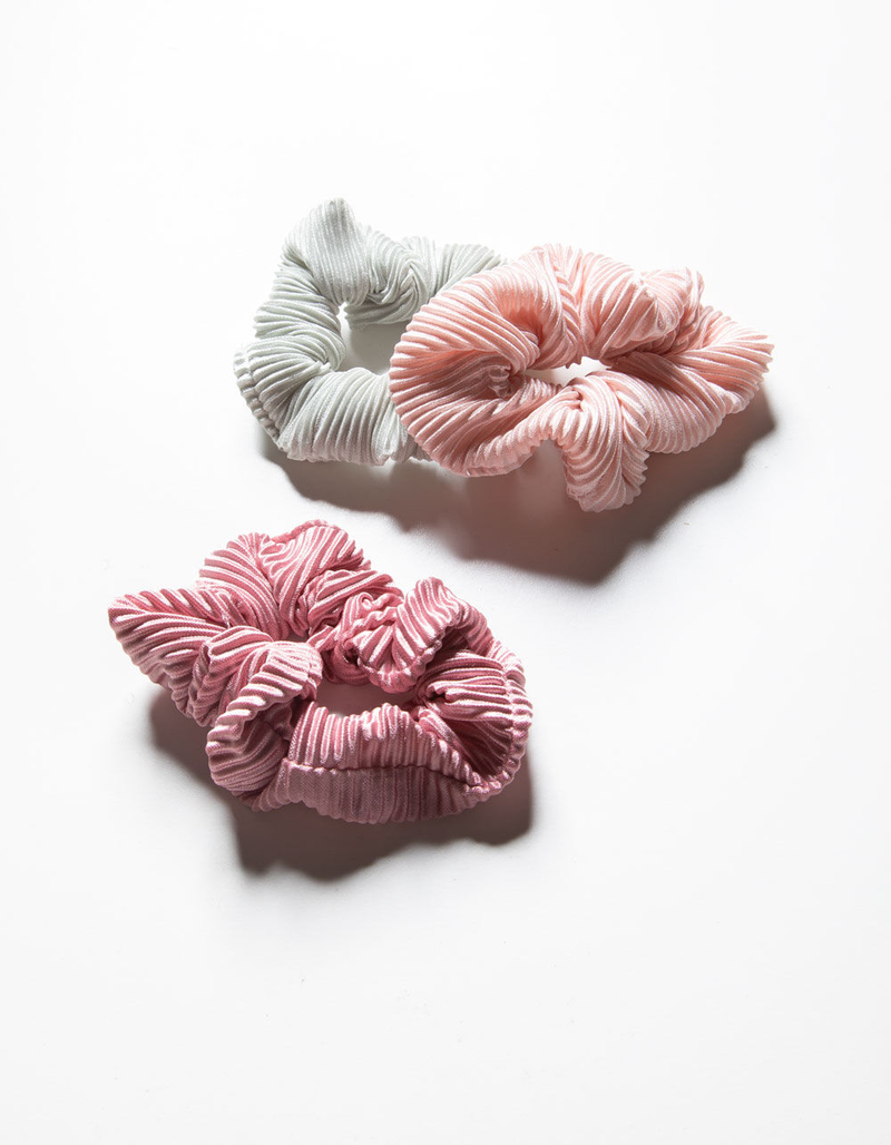 FULL TILT 3 Piece Ribbed Scrunchies image number 0