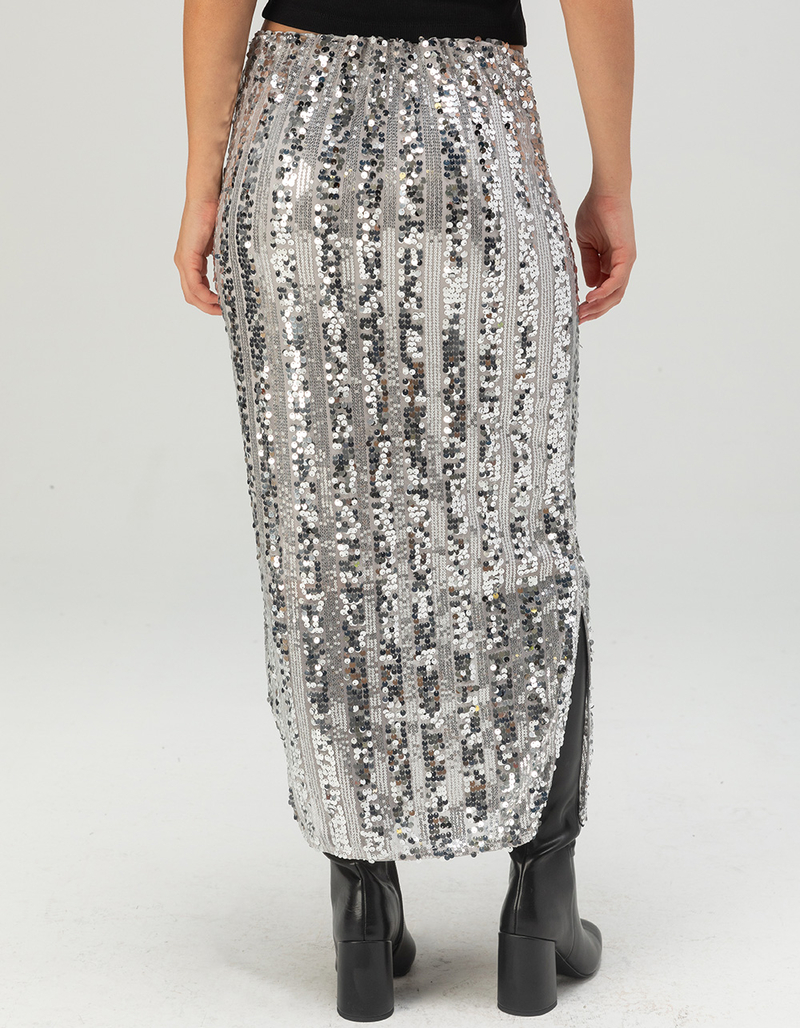 VERO MODA Sequin Womens Midi Skirt image number 3
