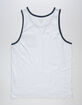 BLUE CROWN White Mens Pocket Tank Top image number 2
