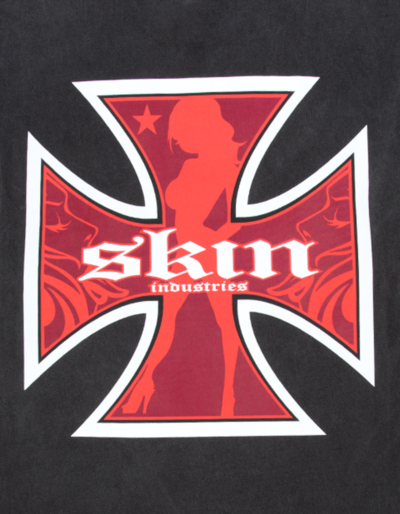 SKIN INDUSTRIES C 4 Red Mens Tee image number 2