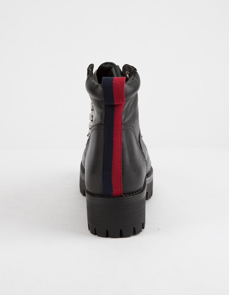 STEVE MADDEN Bam Black Womens Combat Boots image number 3