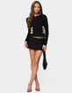 EDIKTED Contrast Cut Out Long Sleeve Top image number 5