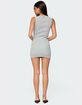 EDIKTED Rey Button Up Ribbed Mini Dress image number 5
