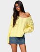 EDIKTED Inga Oversized Cable Knit Sweater image number 1