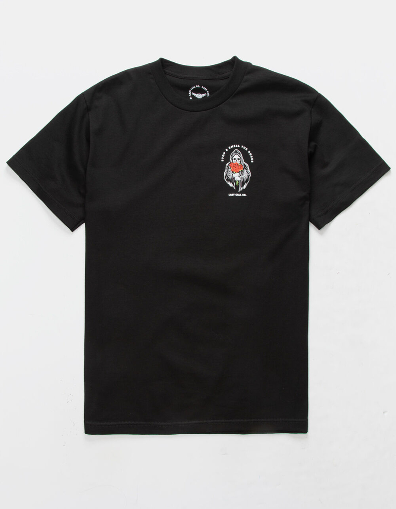 LAST CALL CO. Roses Mens T-Shirt image number 1