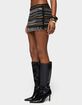 EDIKTED Neah Mixed Sequin Mini Skirt image number 2