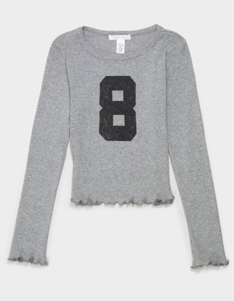 FULL TILT 8 Girls Long Sleeve Baby Tee image number 1