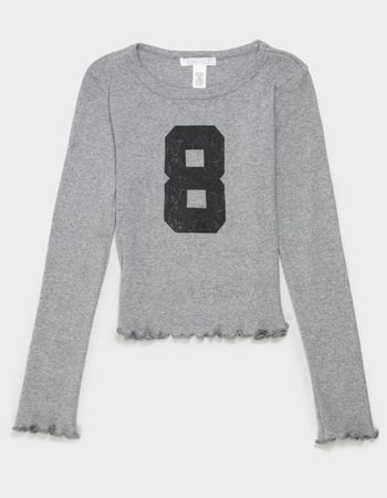 FULL TILT 8 Girls Long Sleeve Baby Tee Alternative Image