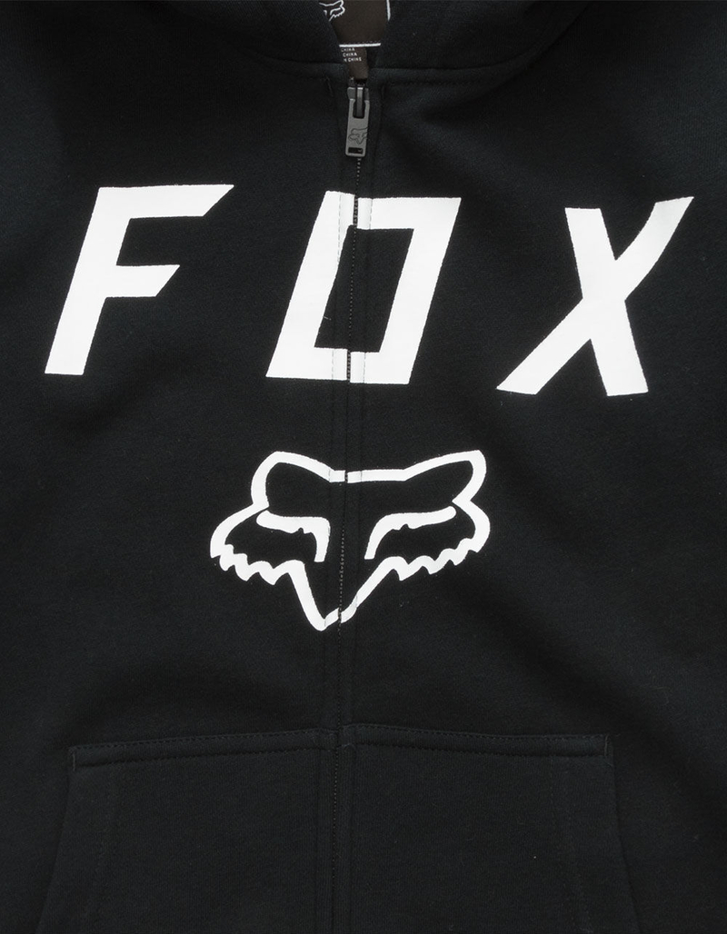 FOX Legacy Moth Black Boys Zip Hoodie image number 1