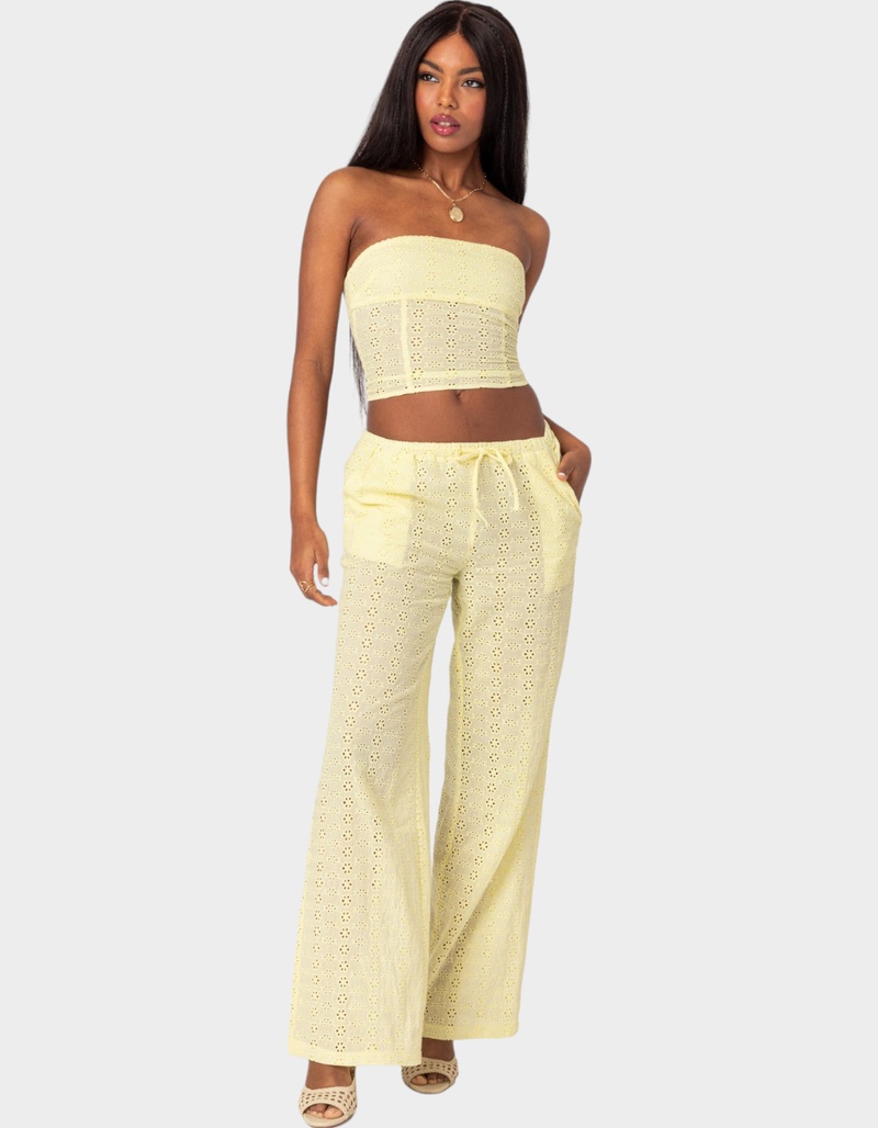 EDIKTED Lemon Lacey Cotton Corset image number 4
